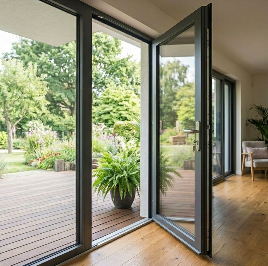 Holcom Aluminum Casement Doors