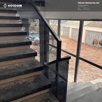 PROJECT IN NINH BINH - COMPLETION OF HOLCOM FRAMELESS BALUSTRADE INSTALLATION